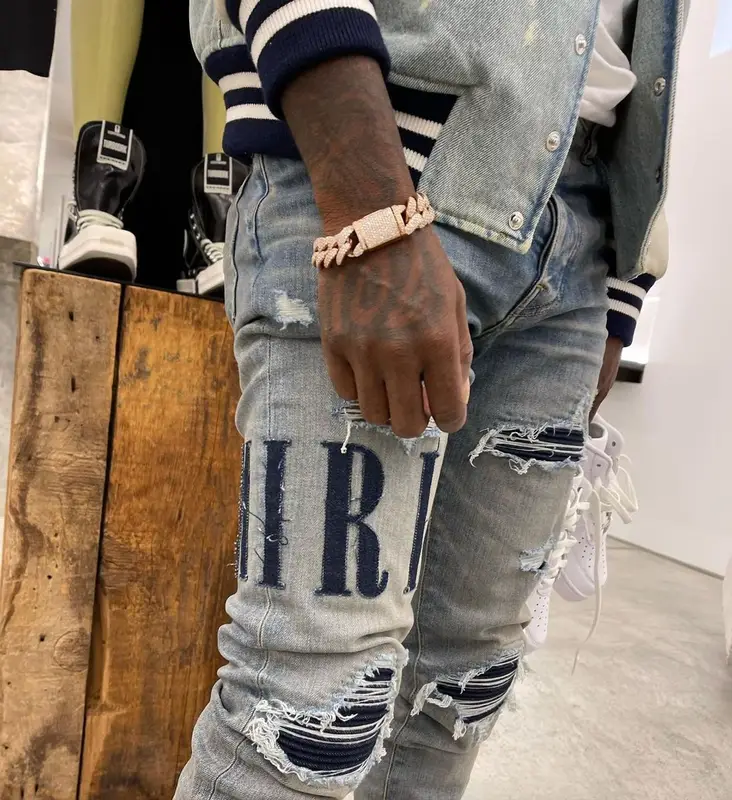 LBS Kee'vin outfit in Amiri, Nike, and New Era, 2023