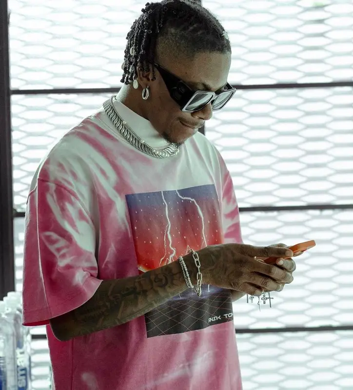 Oxlade outfit in Rensuke Tokyo, 2022