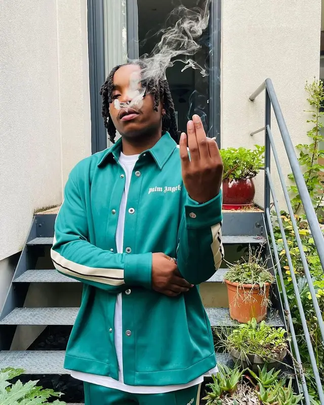 Junior Bvndo outfit in Palm Angels and Nike, 2022