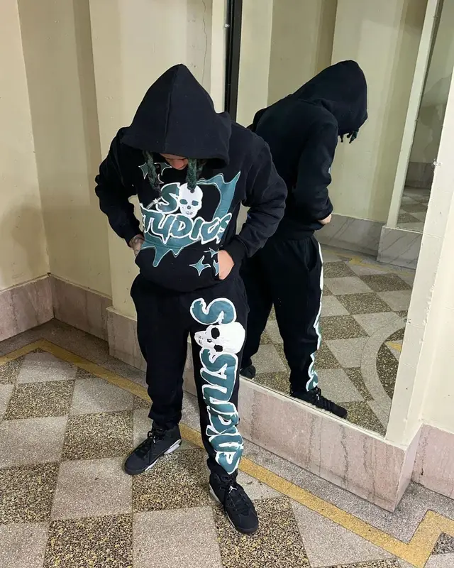 C Blu outfit in Stainbandzstudios, Jordan, and Nike, 2023