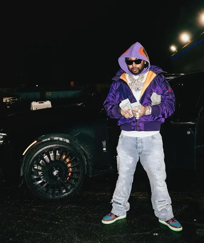 Icewear Vezzo outfit in Heron Preston, Nike, and Ray-Ban, 2023