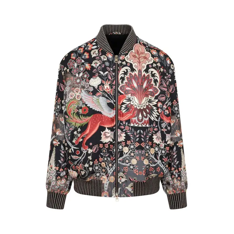 Etro Bomber Bitter King Jacket In Multicolour $2495