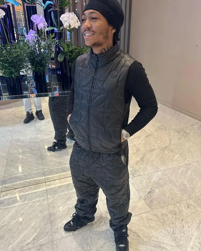 Lil Meech outfit in Louis Vuitton and Chanel, 2023