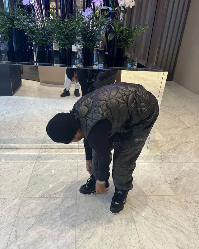 Lil Meech outfit in Louis Vuitton and Chanel, 2023