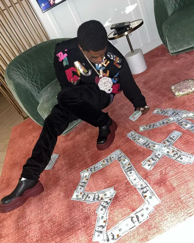 Kodak Black outfit in Chanel, Amiri, and Bottega Veneta, 2023