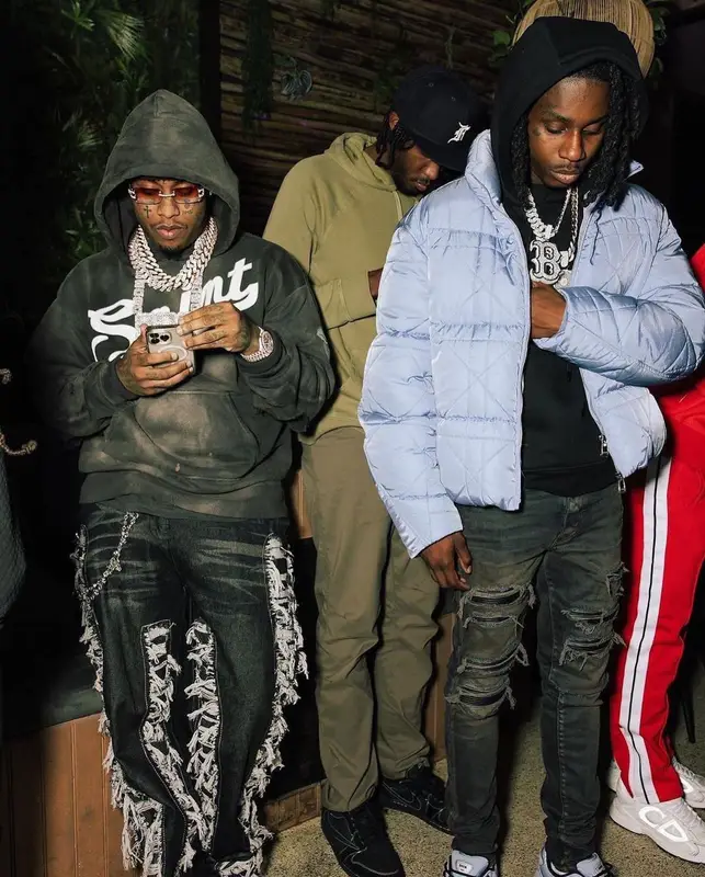 Polo G outfit in Dior, Amiri, and ERL, 2023