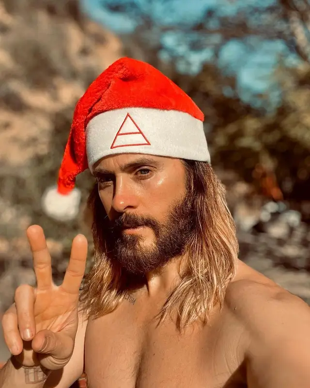 Jared Leto outfit in Thirty Seconds to Mars Merch, 2022