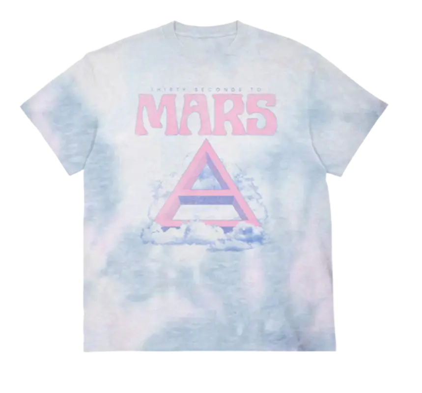 Thirty Seconds to Mars Merch The Air Tie Dye T-Shirt $35