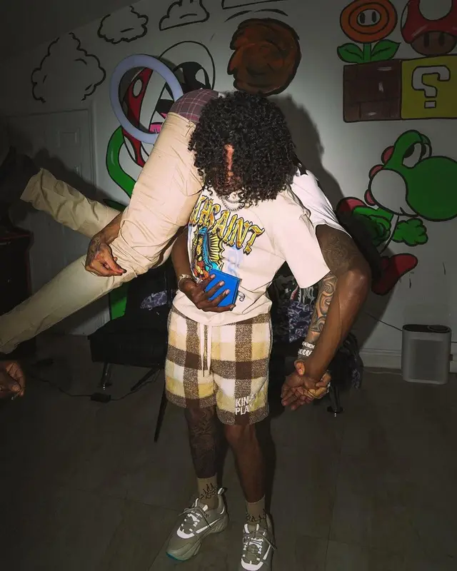 King Cid outfit in Rich Saints Studios, Kings Play, and Dior, 2023