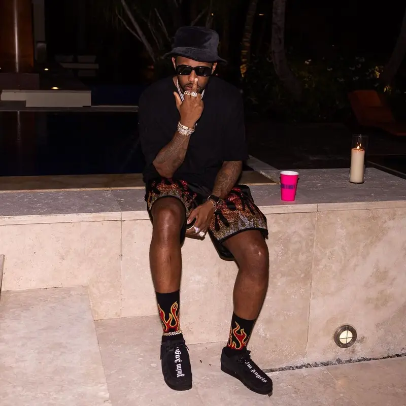 Fabolous outfit in Vintage Frames Company , Gallery Dept., and Palm Angels, 2023