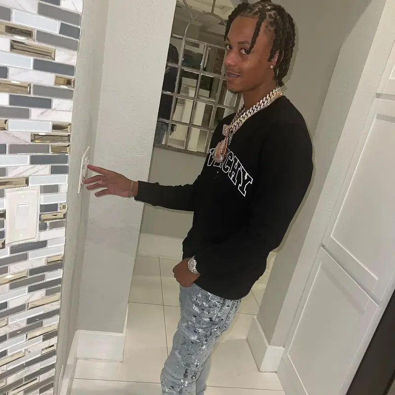 Skilla Baby outfit in Givenchy, Amiri, and Dior, 2023