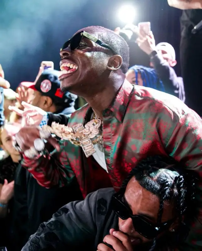 Bobby Shmurda outfit in Rta, Timberland, and Prada, 2023