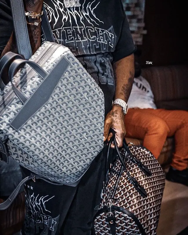 Peezy outfit in Givenchy, Nike, and Goyard, 2023