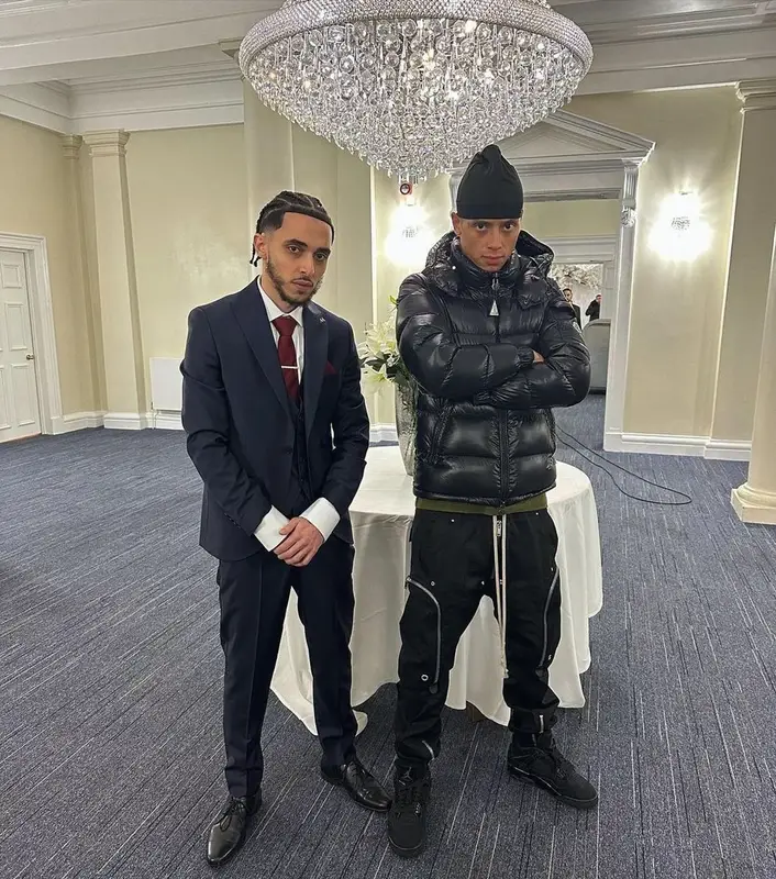 Central Cee outfit in Moncler, Rick Owens, and Jordan, 2023