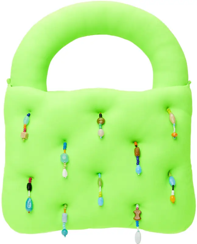 Marshall Columbia Green Plush Purse Bag $320