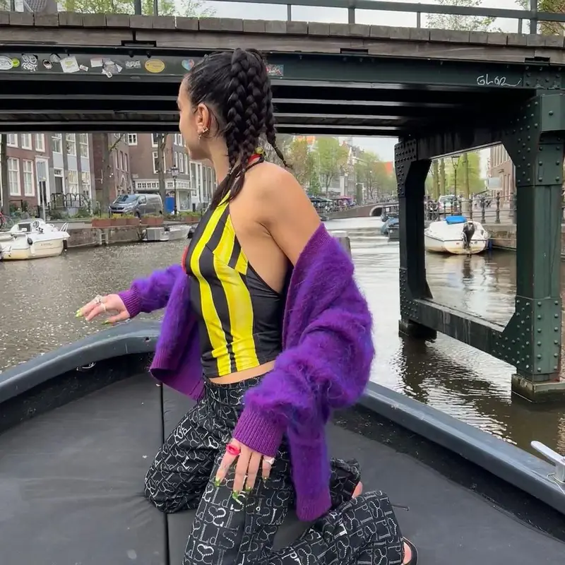 Dua Lipa outfit in Acne Studios, Ludovic de Saint Sernin, and Eera, 2022
