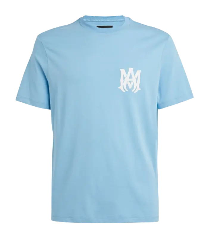 Amiri Blue Logo T-Shirt $470