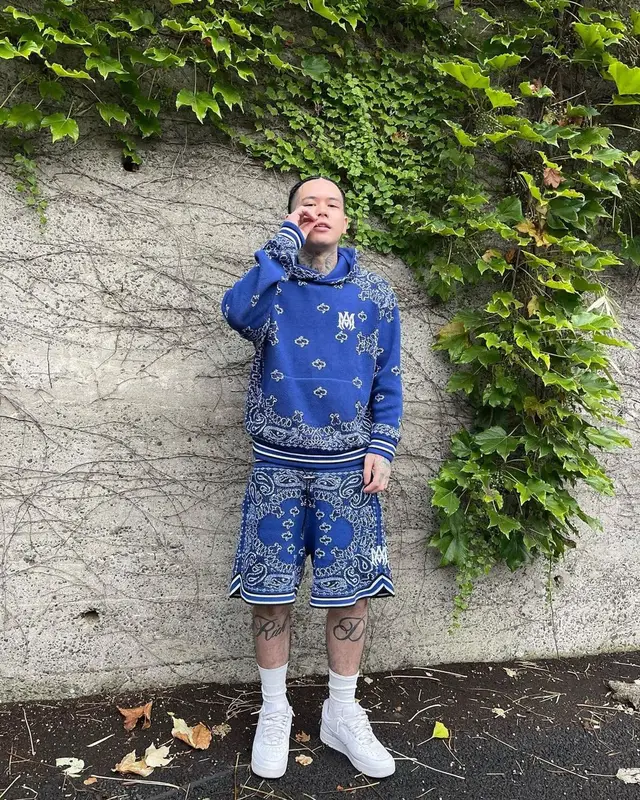 Yzerr outfit in Amiri and Nike, 2022