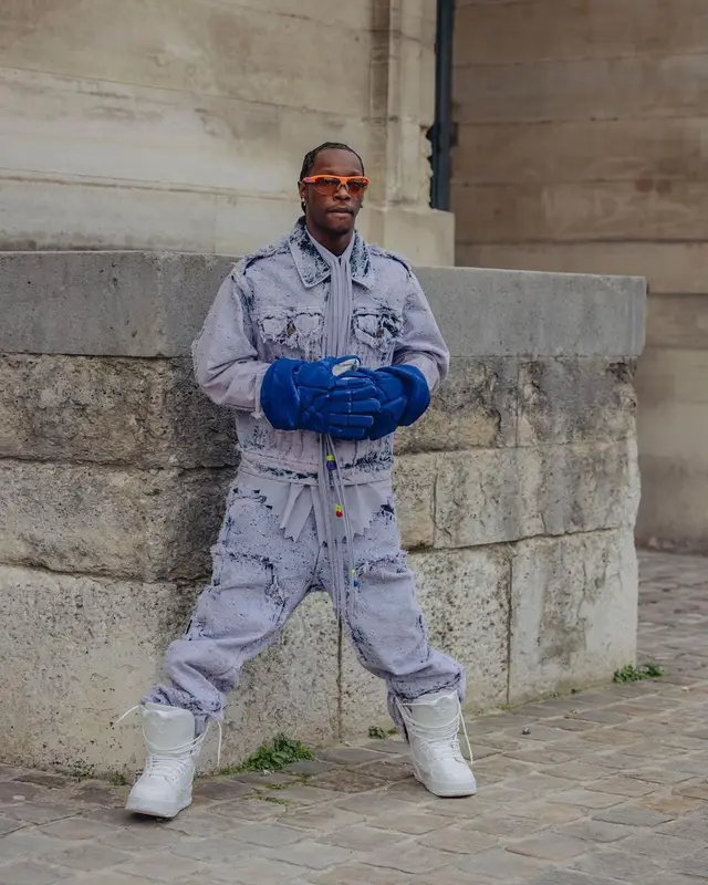 Bloody Osiris outfit in Louis Vuitton, 2023
