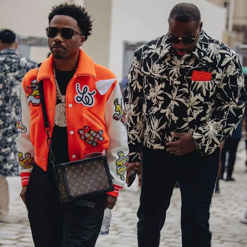 Roddy Ricch outfit in Louis Vuitton, 2023