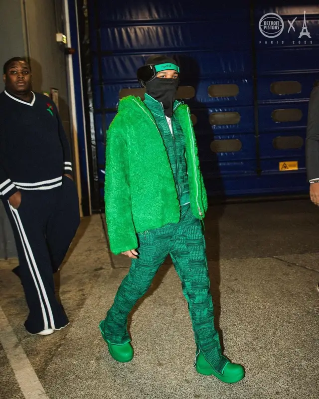 Lil Baby outfit in Bottega Veneta, 2023