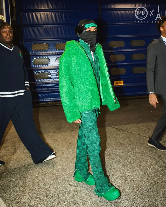 Lil Baby outfit in Bottega Veneta, 2023