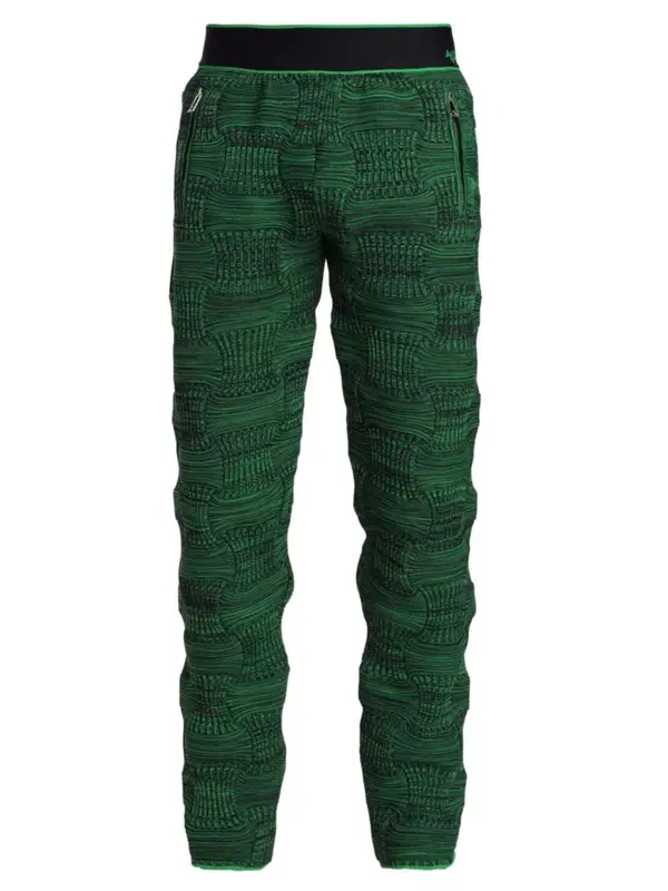 Bottega Veneta Intrecciato Mouline Black Parakeet Pants | WHAT'S