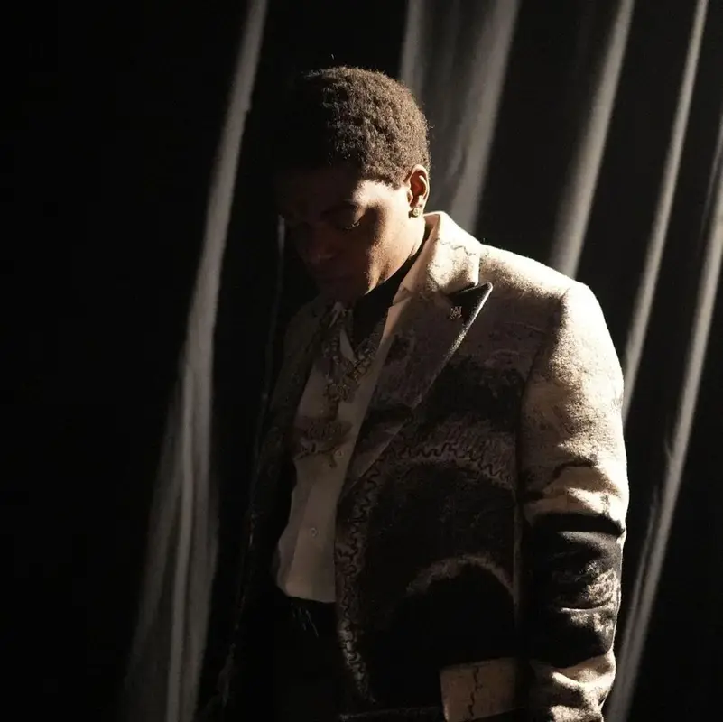 Kodak Black outfit in Amiri, Balenciaga, and Wes Lang, 2023