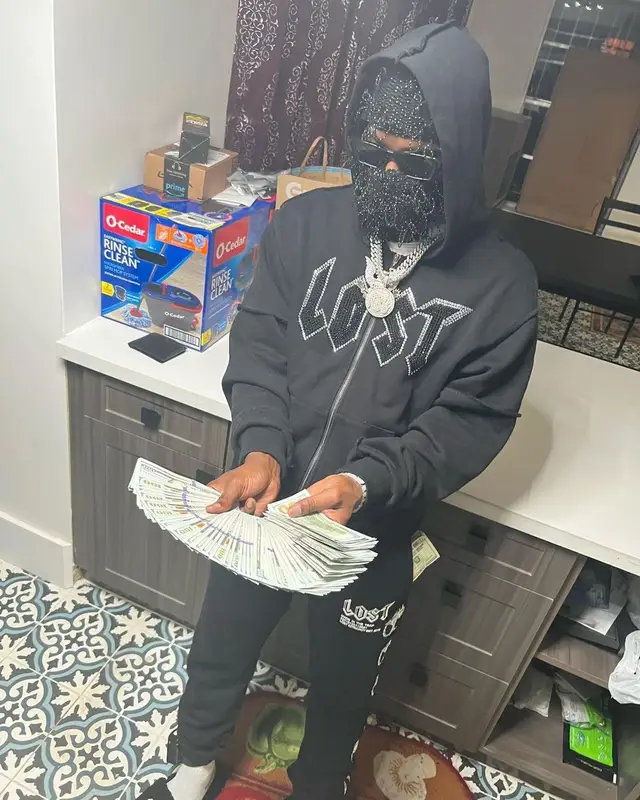 Lil Double 0 outfit in Lost Intricacy, Prada, and Balenciaga, 2023