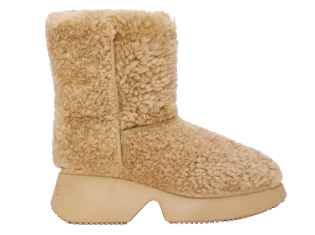 Loewe Wedge Shearling Boots $990