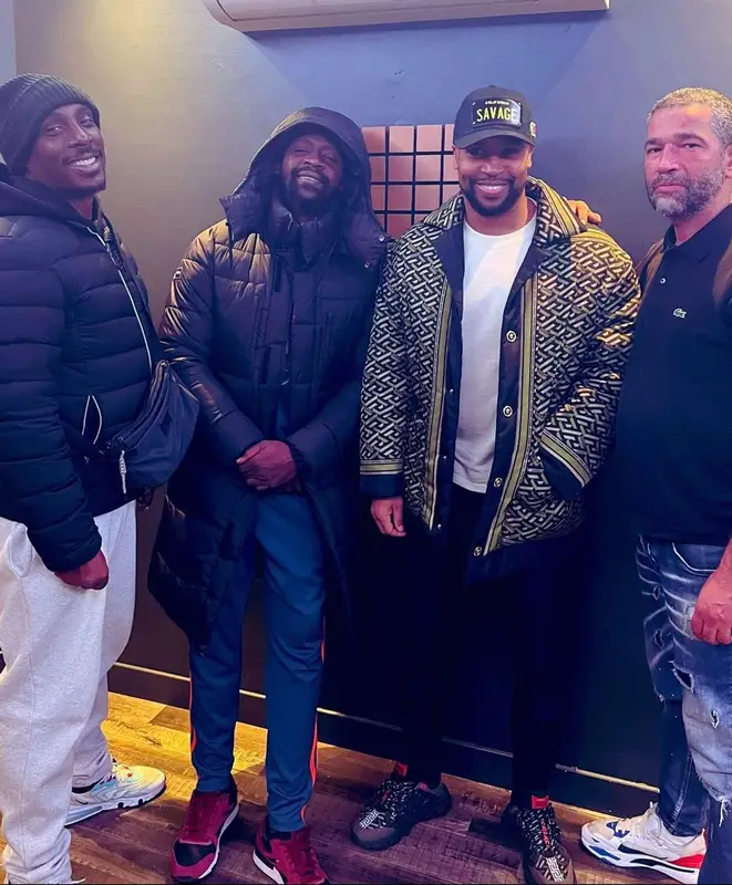 Rohff outfit in Versace and No Name, 2022