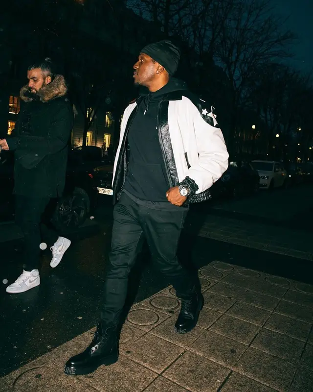 Pusha T outfit in Celine, 2023