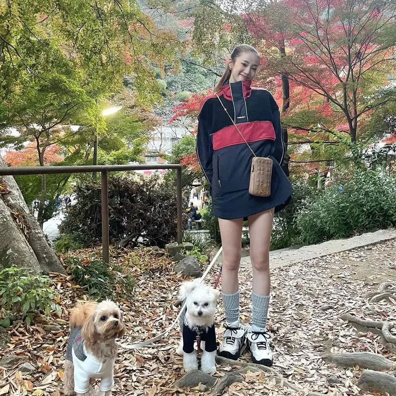 Aya Nakamachi outfit in Ambush, Nike, and Burberry, 2022