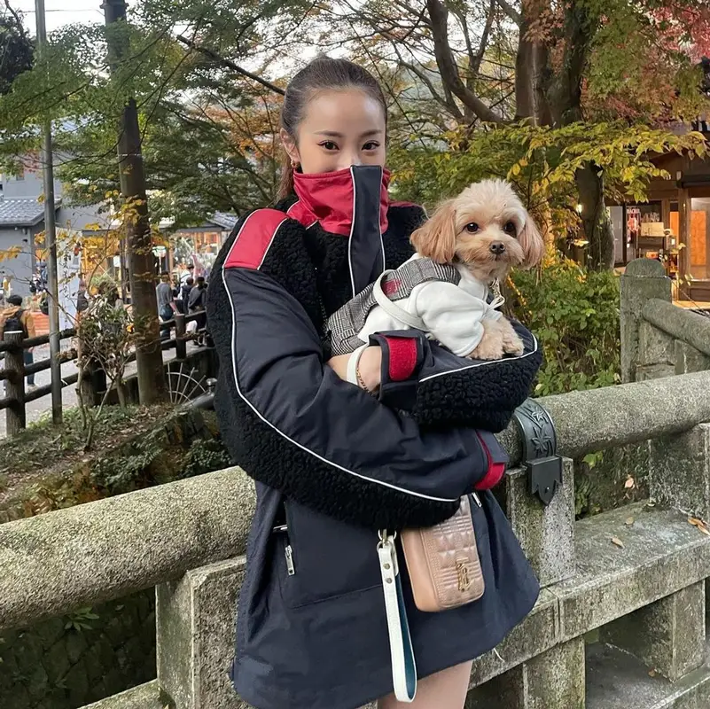 Aya Nakamachi outfit in Ambush, Nike, and Burberry, 2022