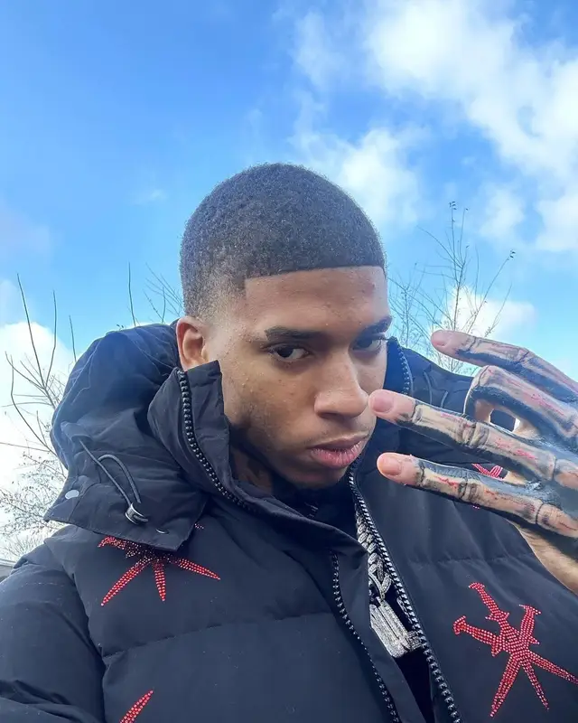 NLE Choppa outfit in Unknown London , 2023