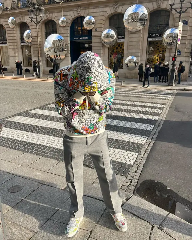 Dave outfit in Louis Vuitton, 2023