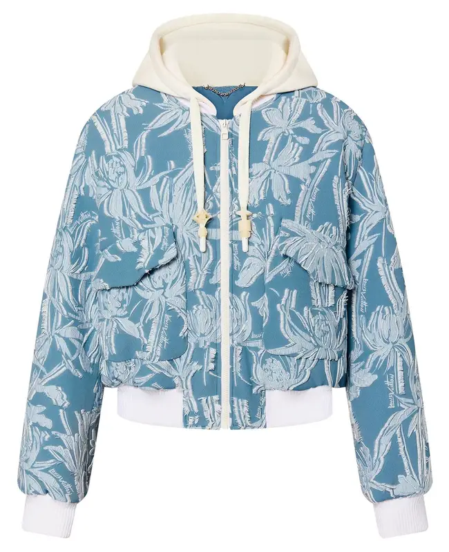 Louis Vuitton Cropped Hooded Bomber $5300