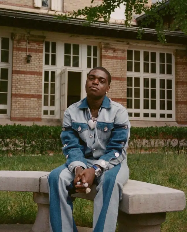 Kodak Black outfit in Bluemarble, 2022