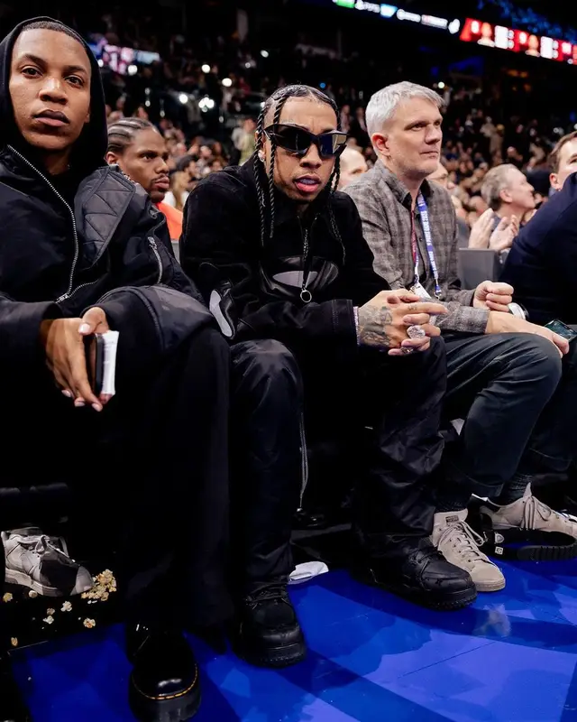 Tyga outfit in Code, Louis Vuitton, and Givenchy, 2023
