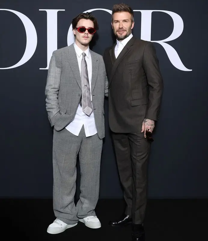 Cruz Beckham outfit in Dior and ERL, 2023