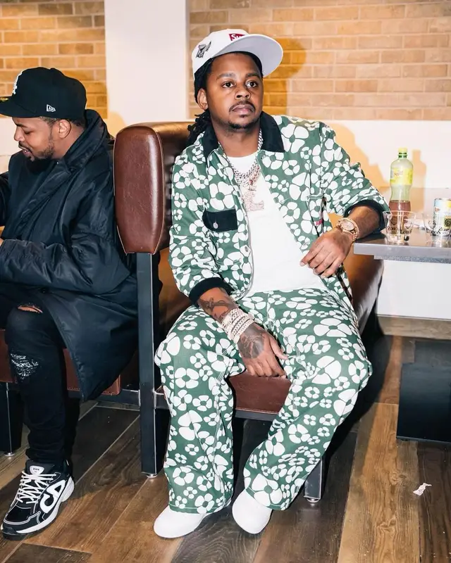 Babyface Ray outfit in Carhartt, Supreme, and New Era, 2023