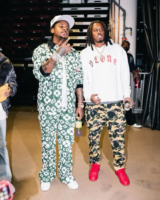 Babyface Ray outfit in Carhartt, Supreme, and New Era, 2023