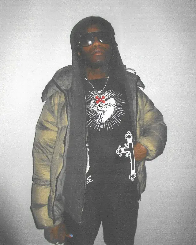Ian Connor outfit in Guardian Angel and Rick Owens, 2022