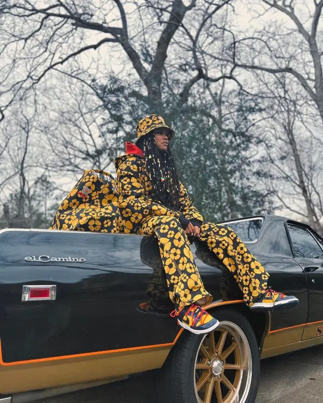 Teyana Taylor outfit in Nike, Carhartt, and Marni, 2023