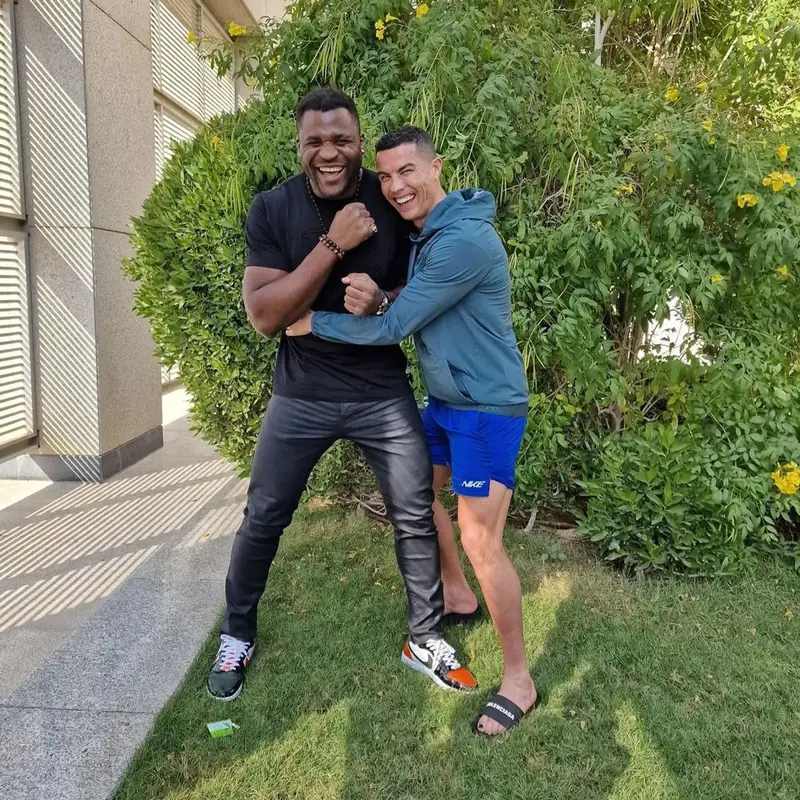 Cristiano Ronaldo outfit in Nike and Balenciaga, 2023
