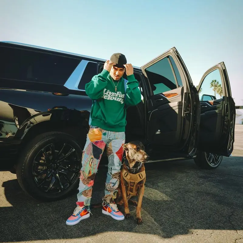 Ozuna outfit in Kapital, Nike, and Undefeated, 2023