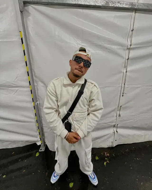 Bru-C outfit in Nike and Louis Vuitton, 2022