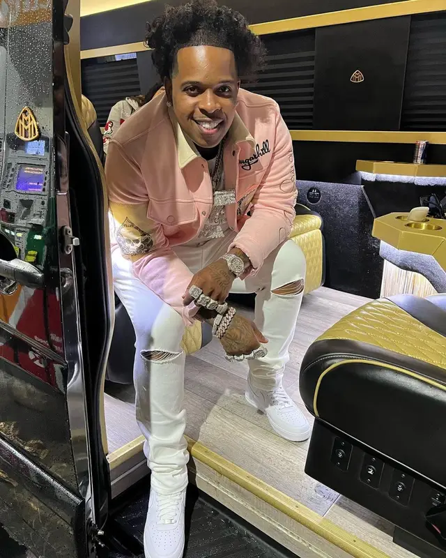Finesse2tymes outfit in Sugarhill, Amiri, and Nike, 2023