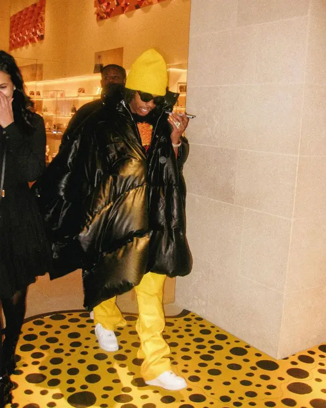 Lil Baby outfit in Alexander McQueen, Che By Che, and Nike, 2023
