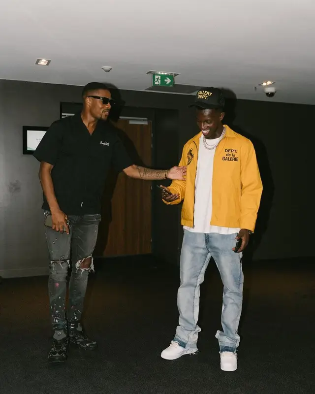 Eddie Nketiah outfit in Nike and Gallery Dept., 2022